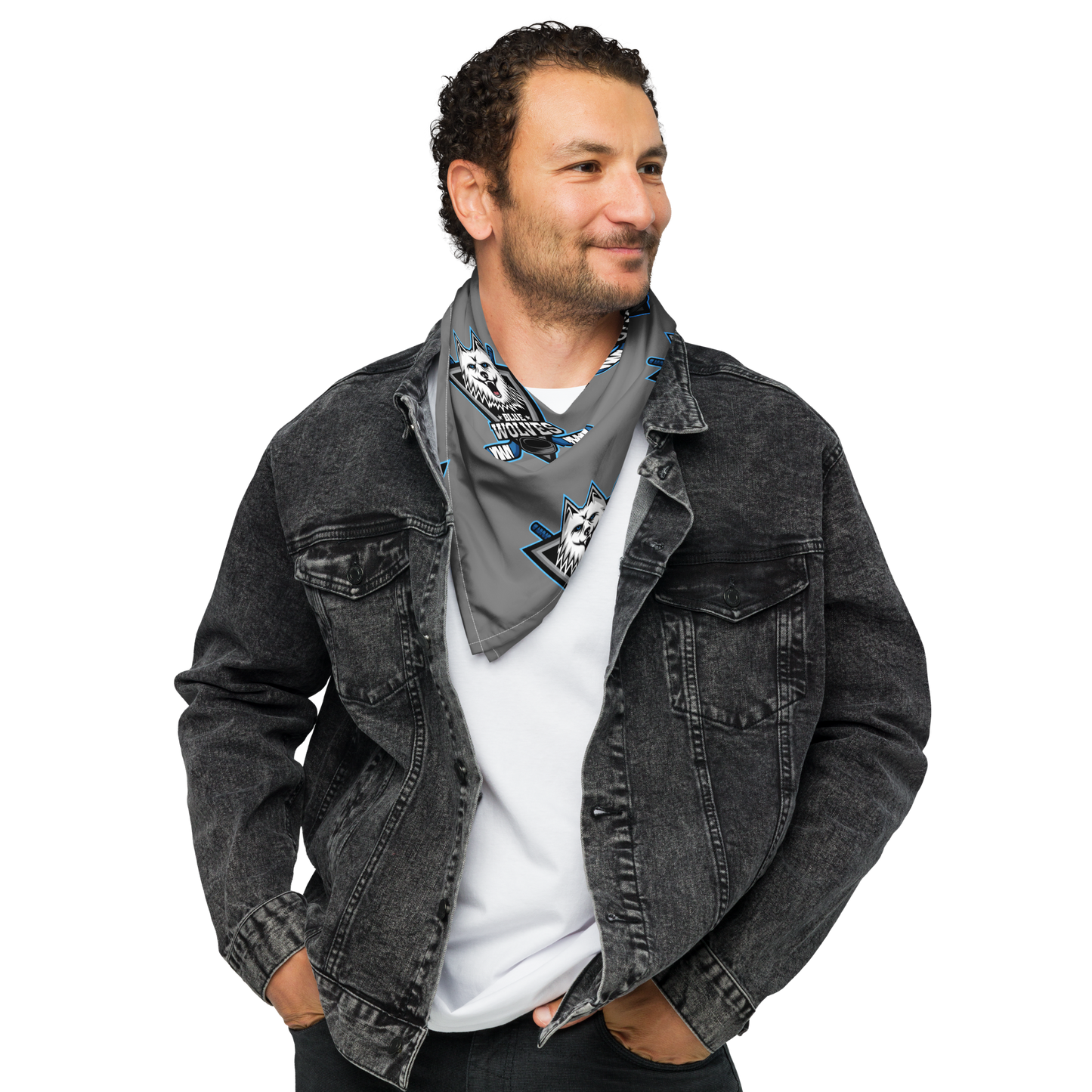 Blue Wolves Ice Hockey Bandana