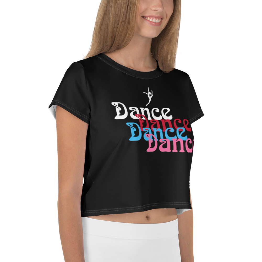 Dance Graphic Crop Tee