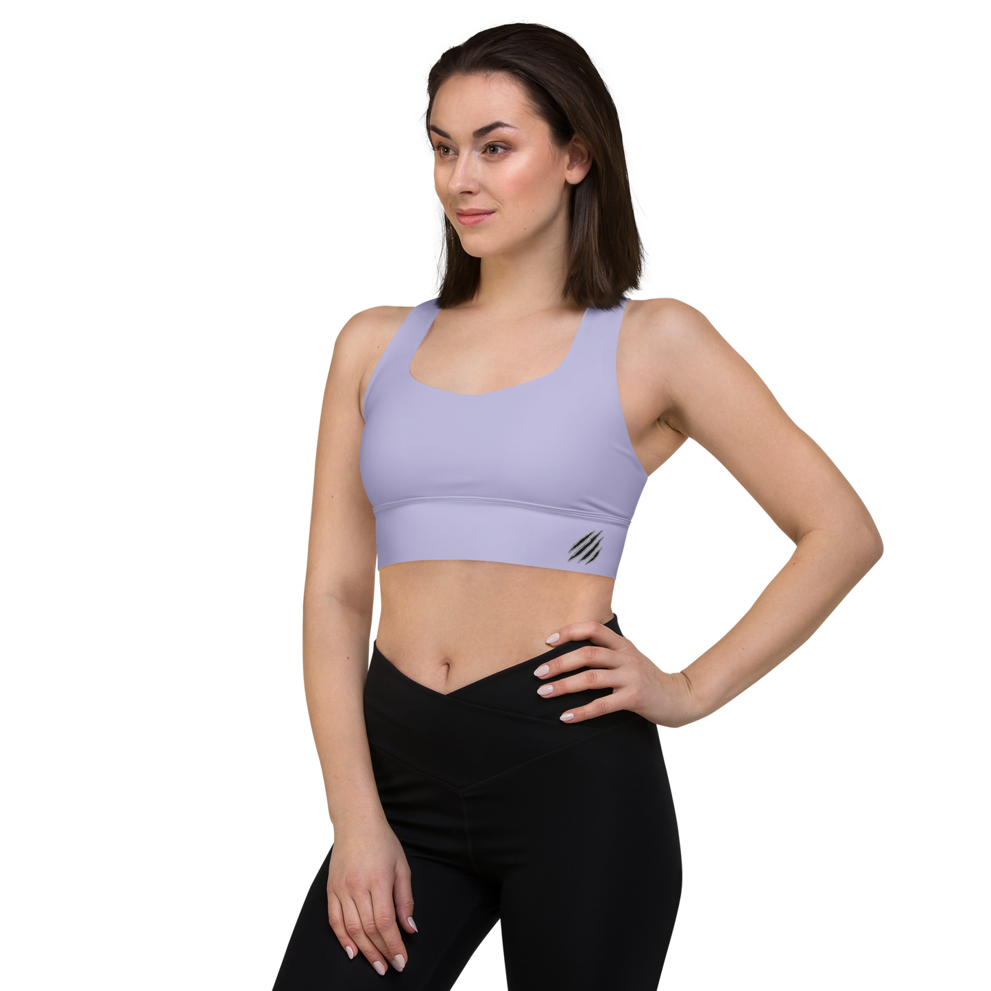 Claw Mark Longline Sports Bra
