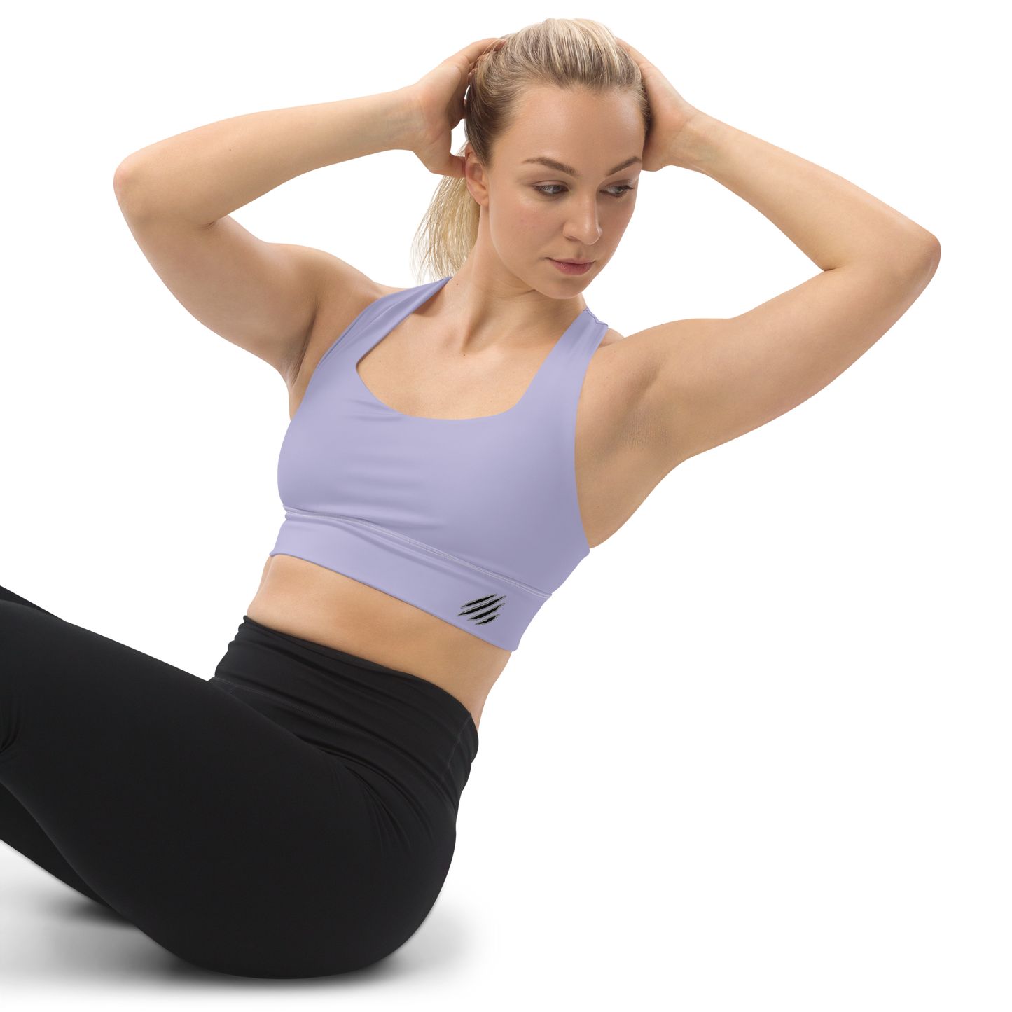 Claw Mark Longline Sports Bra