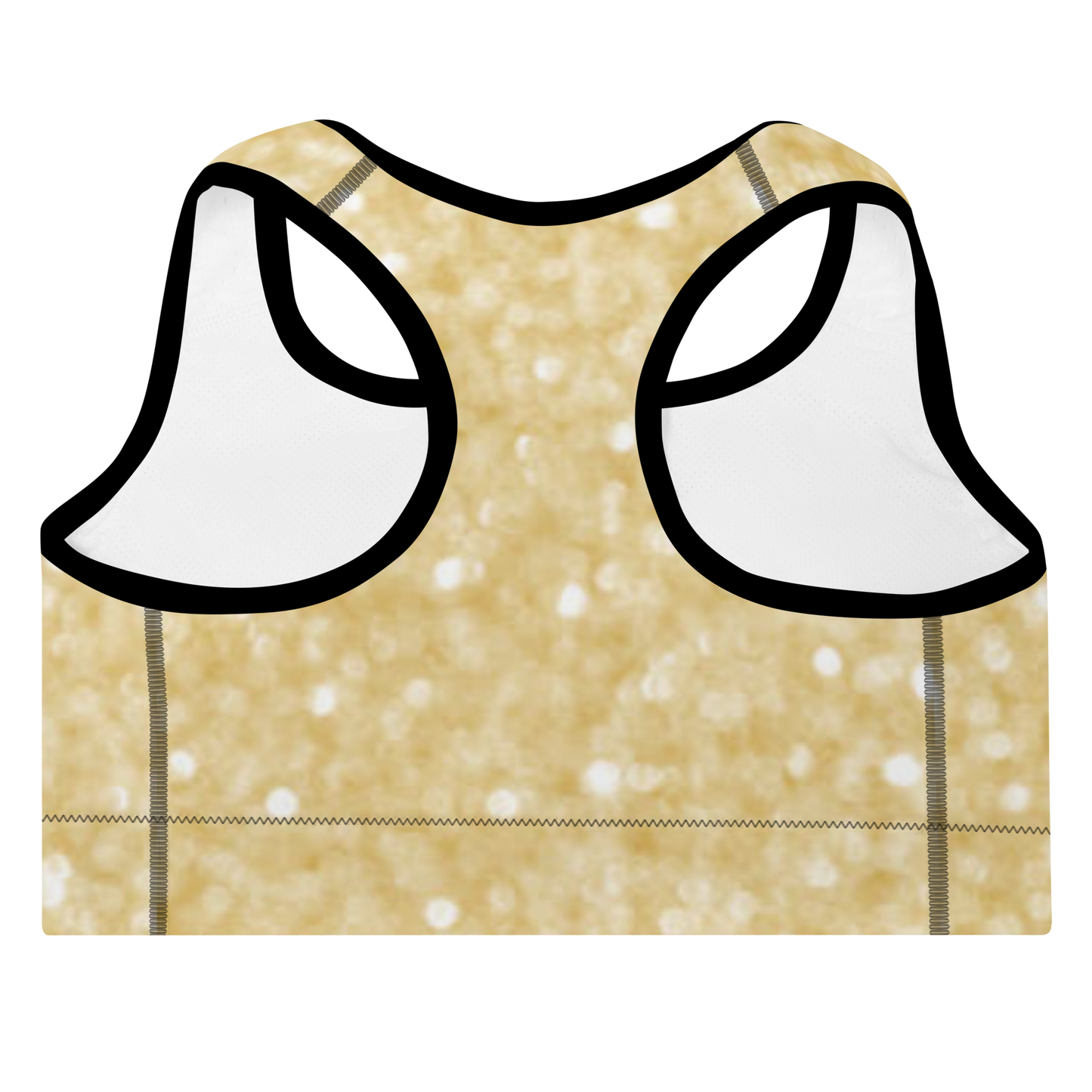 Gold Intensity Padded Sports Bra