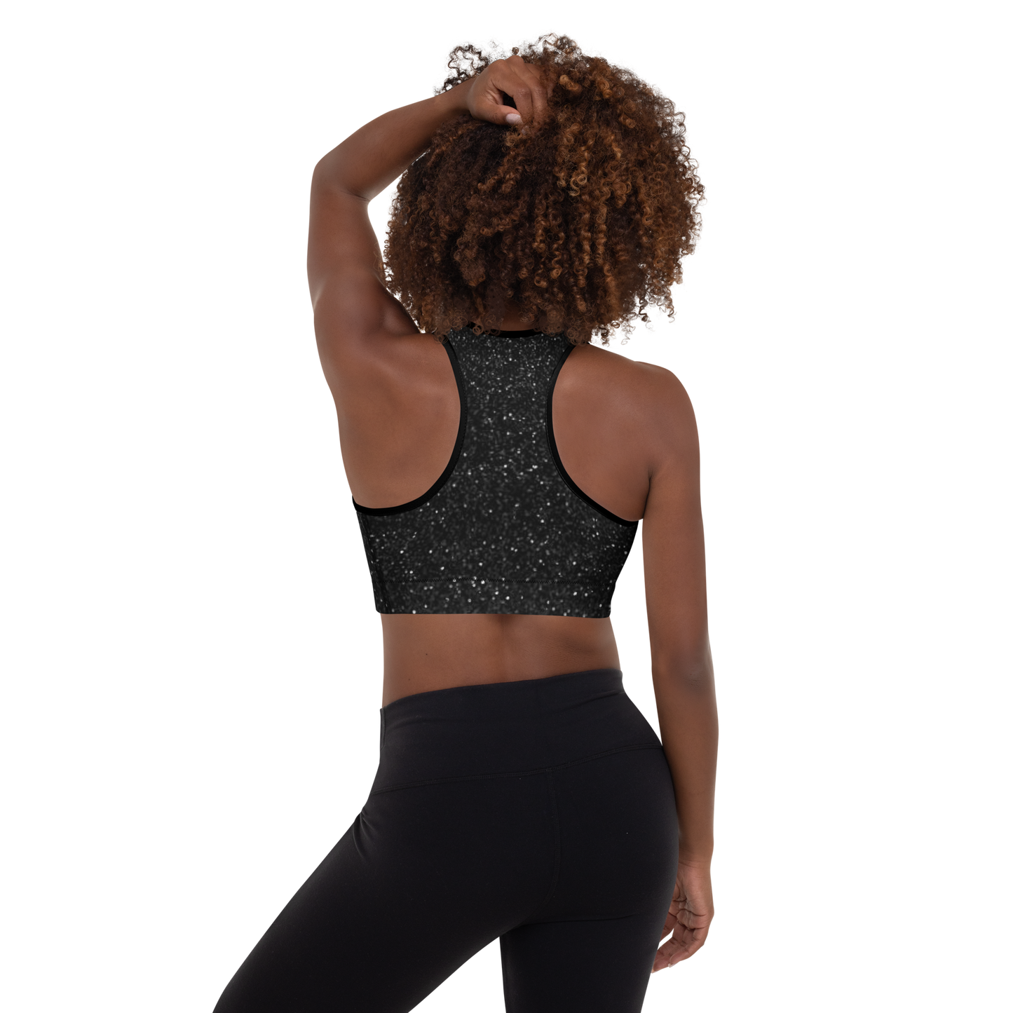 Black Intensity Padded Sports Bra