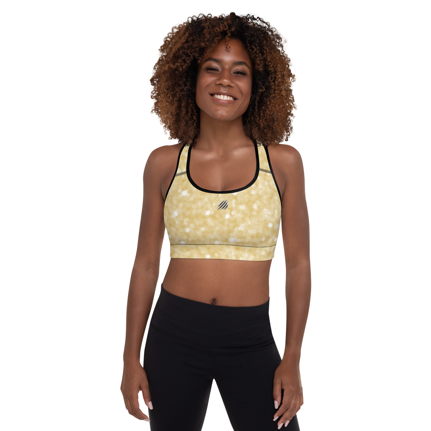 Gold Intensity Padded Sports Bra