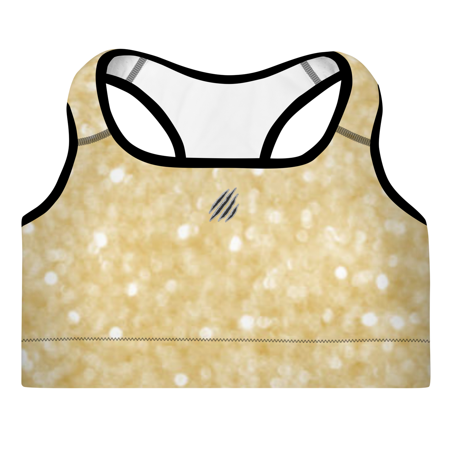 Gold Intensity Padded Sports Bra