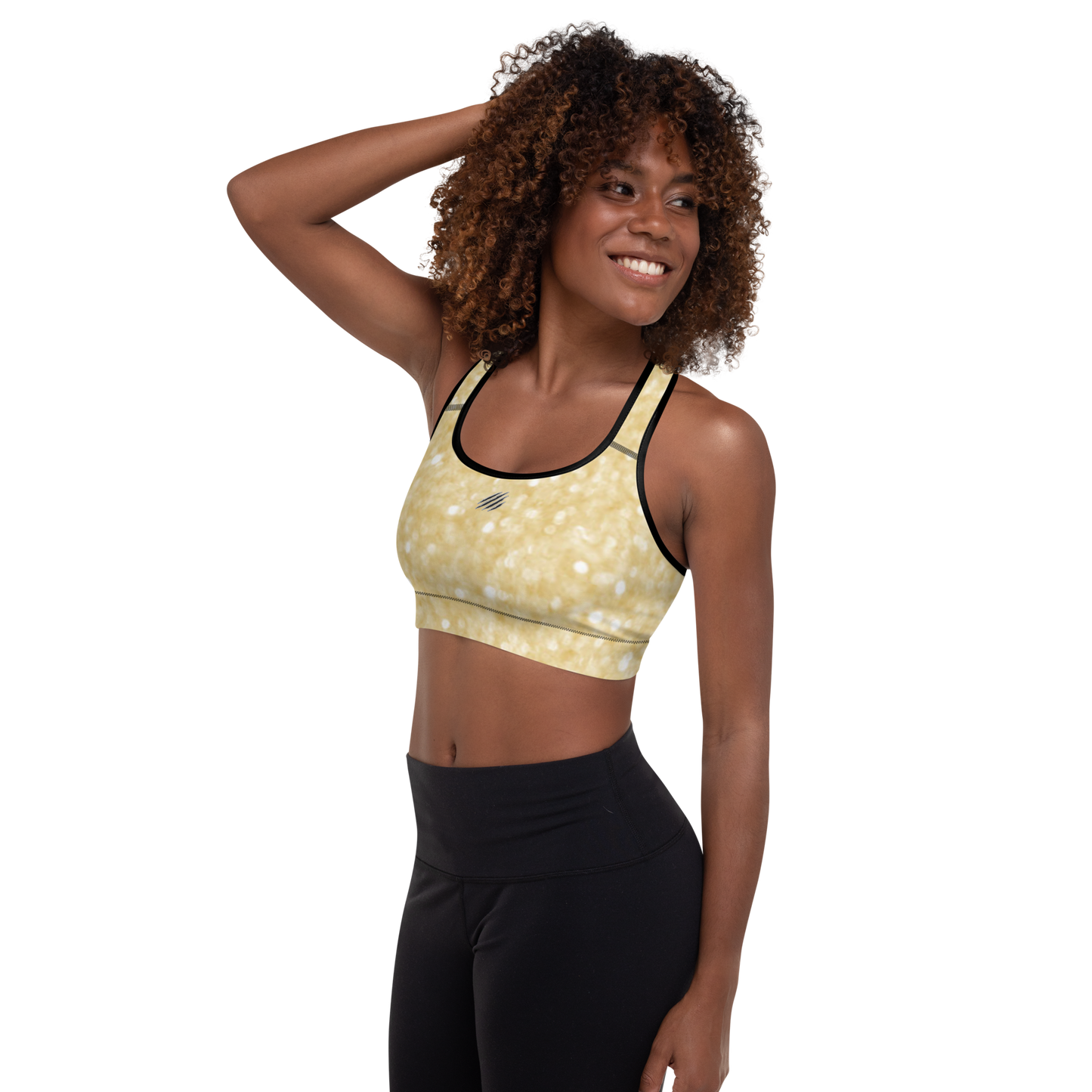 Gold Intensity Padded Sports Bra
