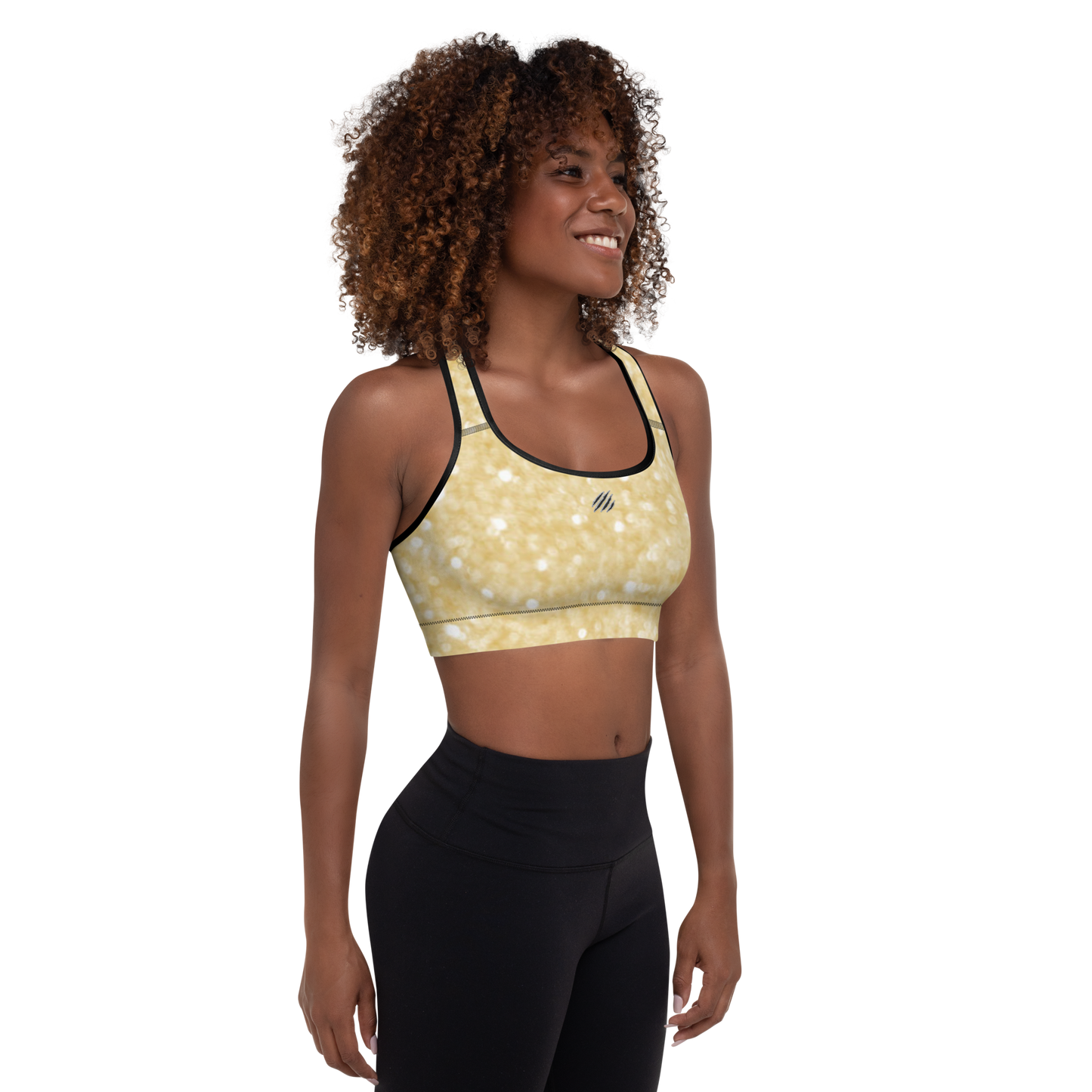 Gold Intensity Padded Sports Bra