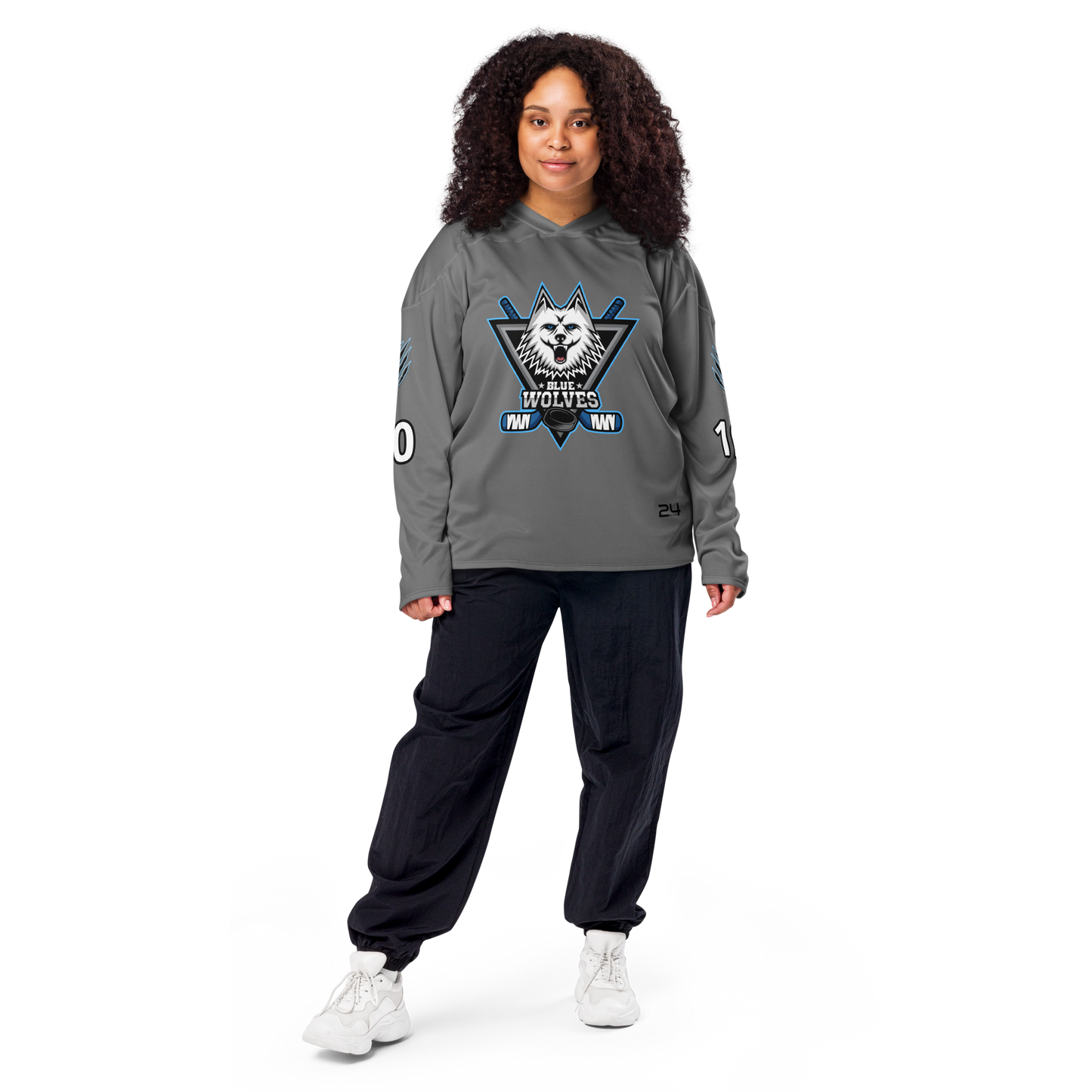 Blue Wolves Practice Hockey Jersey