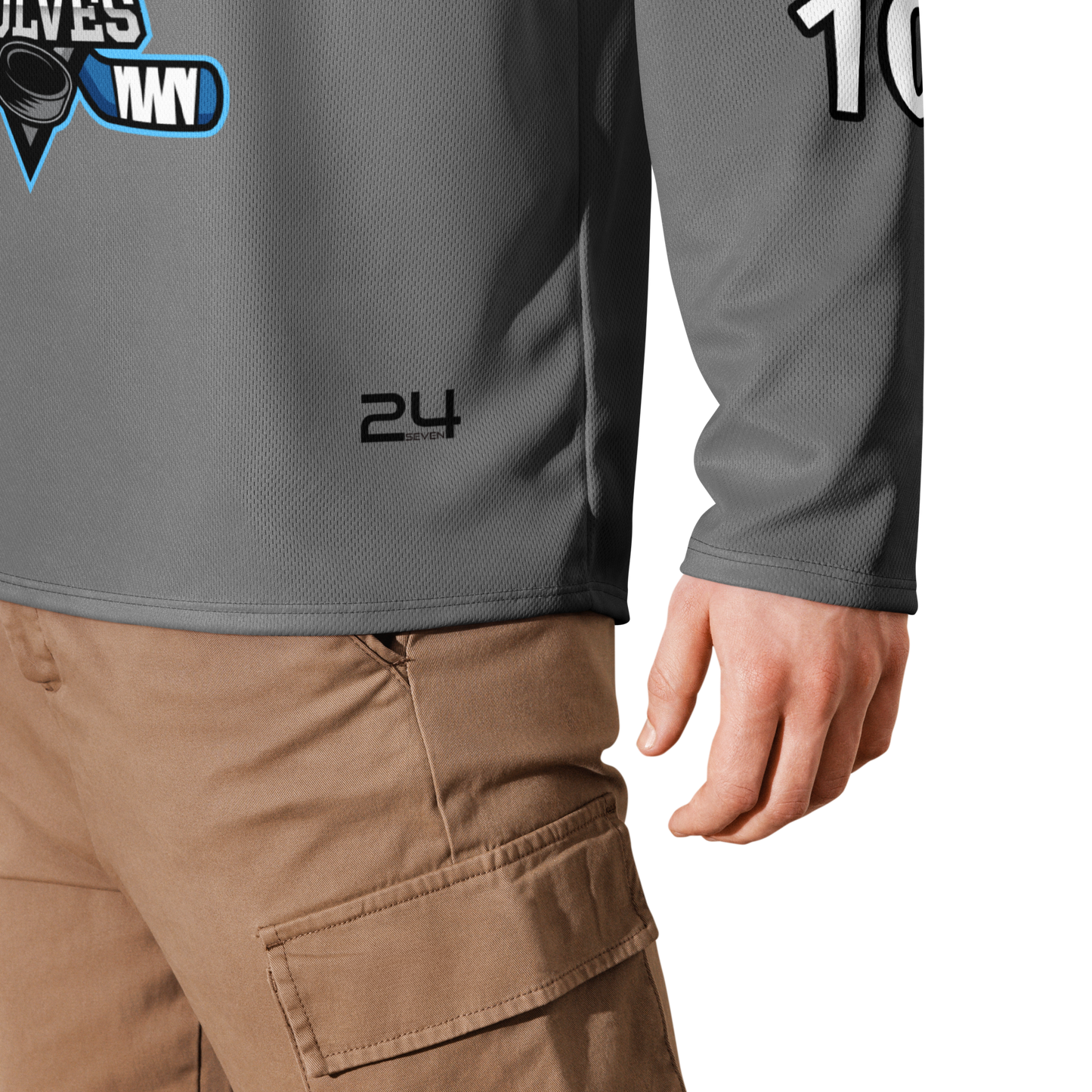 Blue Wolves Practice Hockey Jersey