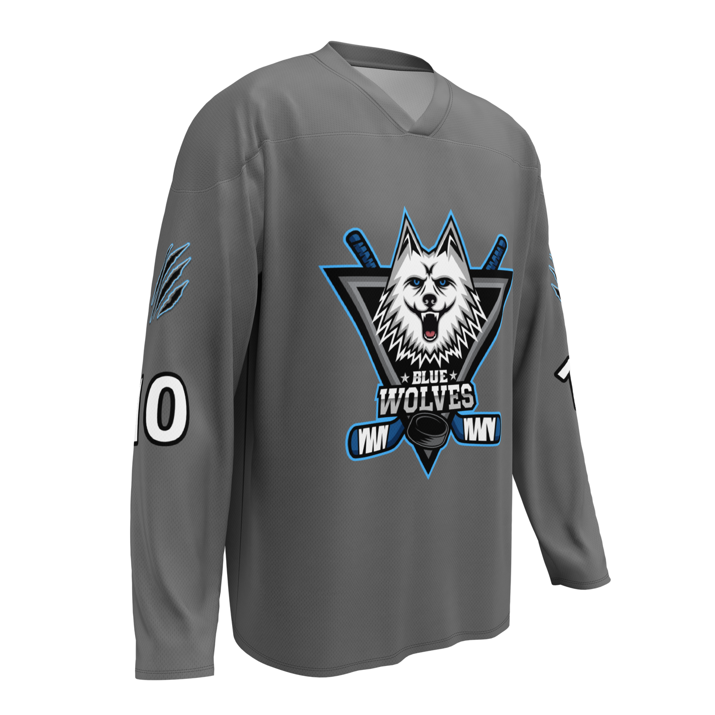 Blue Wolves Practice Hockey Jersey