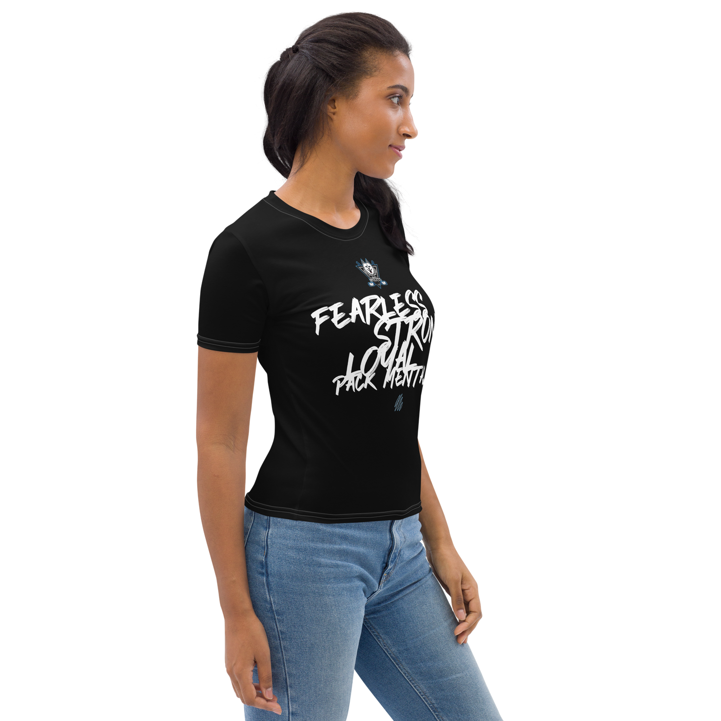 Blue Wolves Ice Hockey Women's T-shirt