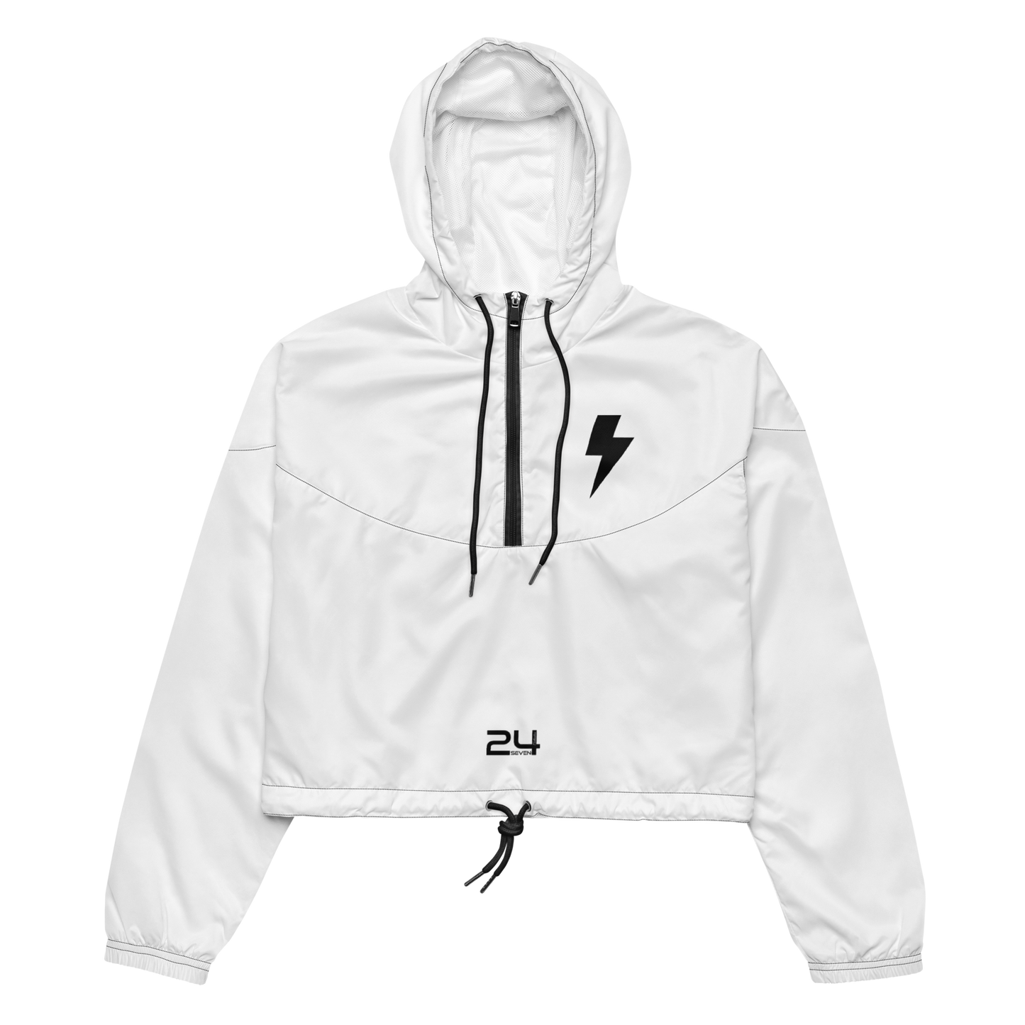 Women’s Lightning Bolt Logo Cropped Windbreaker
