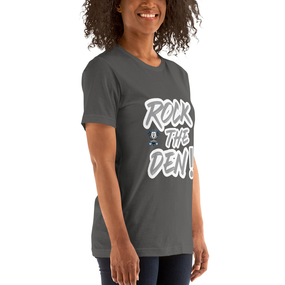 Blue Wolves Ice Hockey "Rock The Den" Unisex T-Shirt