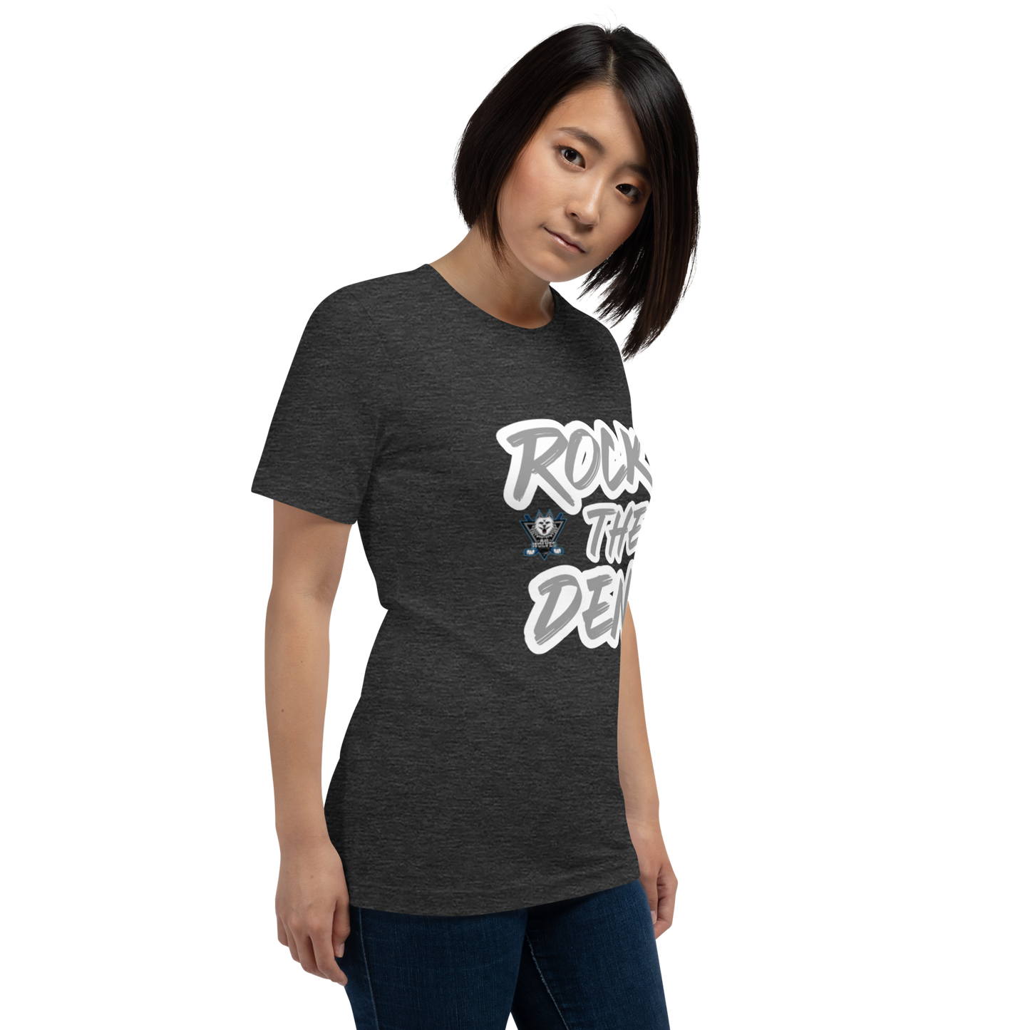 Blue Wolves Ice Hockey "Rock The Den" Unisex T-Shirt