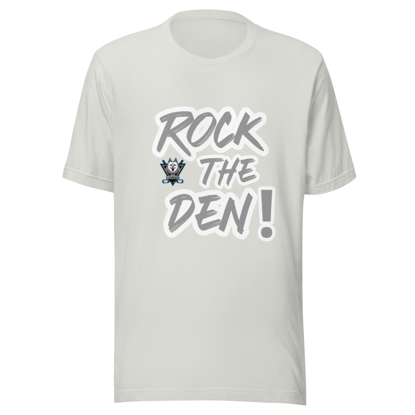 Blue Wolves Ice Hockey "Rock The Den" Unisex T-Shirt