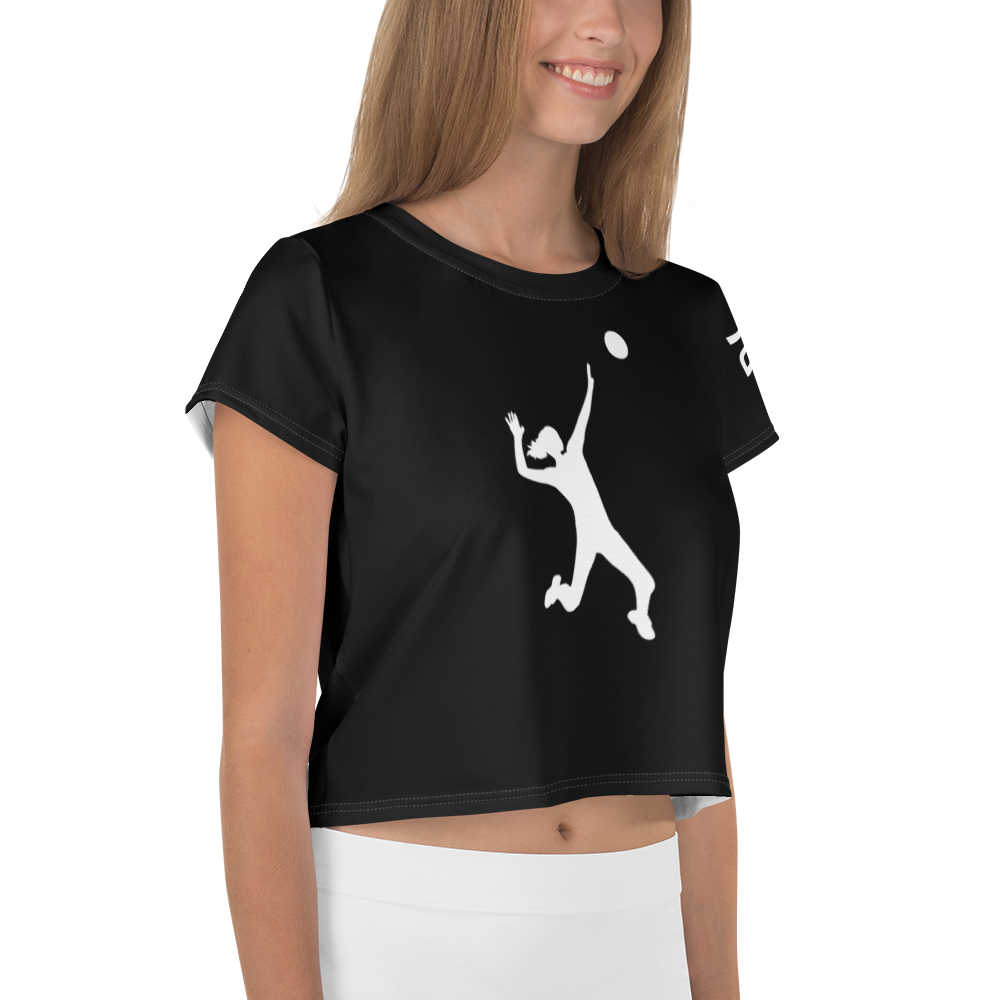 Women's Volleyball Crop Tee