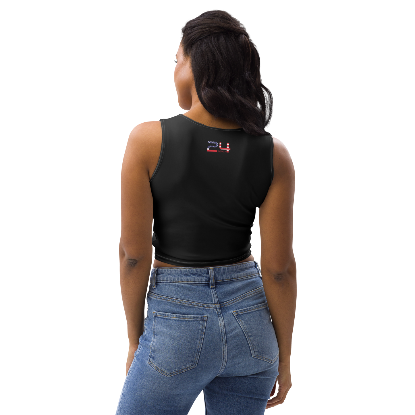 American Logo Crop Top