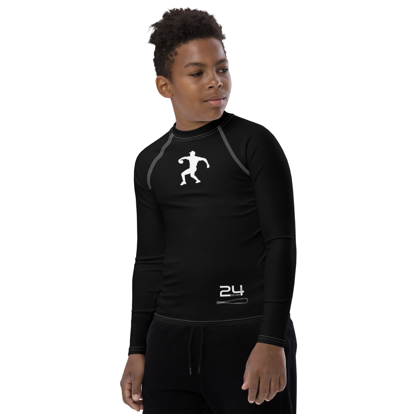 Baseball Youth Rash Guard