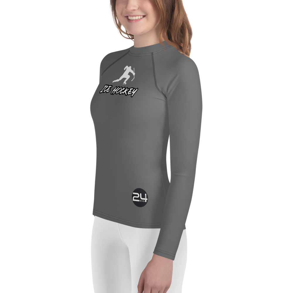 Ice Hockey Unisex Youth Rash Guard