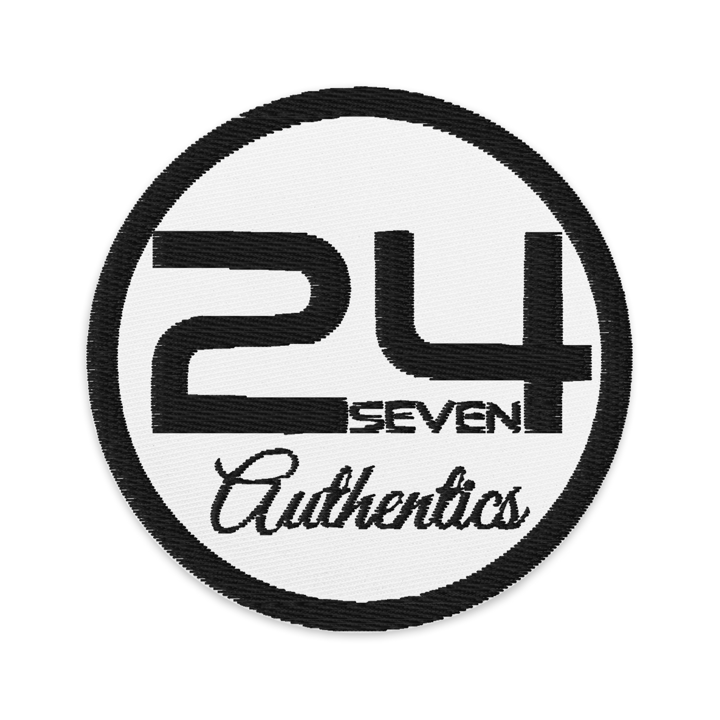 24 Seven Authentics Embroidered patches - The Authentics Collection