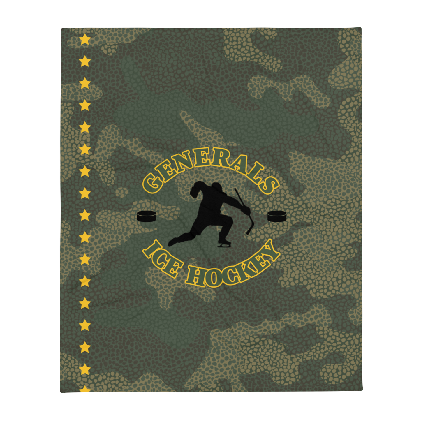 Ice Hockey Throw Blanket