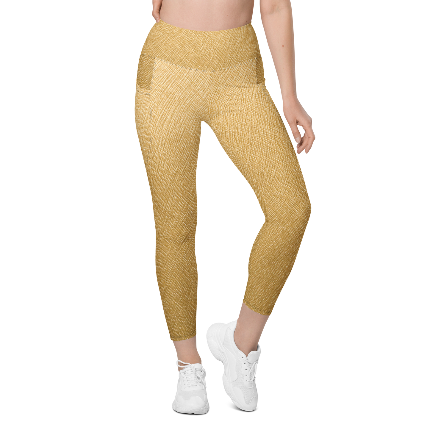 Gold Fade Leggings with Pockets