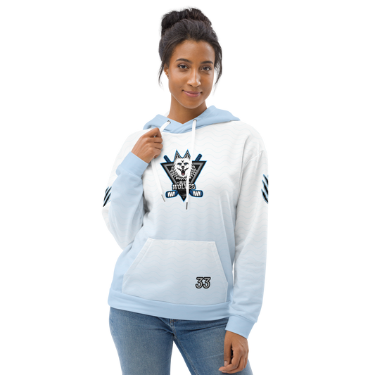 Blue Wolves Ice Hockey "Costagliola 33" personalized Unisex Hoodie
