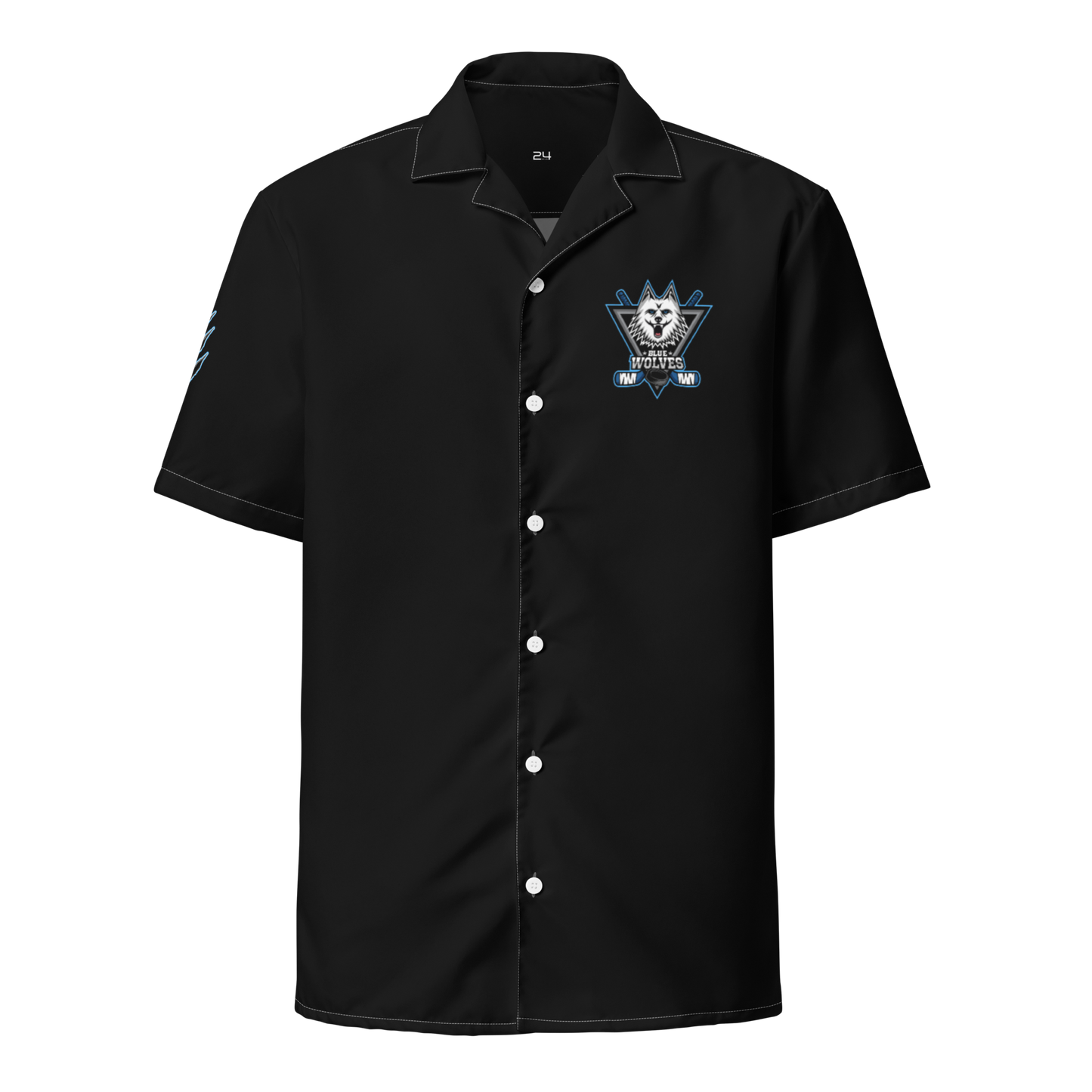 Blue Wolves Unisex Button Shirt