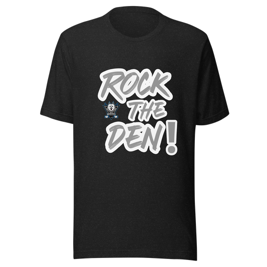 Blue Wolves Ice Hockey "Rock The Den"  Unisex T-Shirt