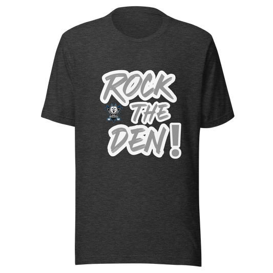 Blue Wolves Ice Hockey "Rock The Den" Unisex T-Shirt