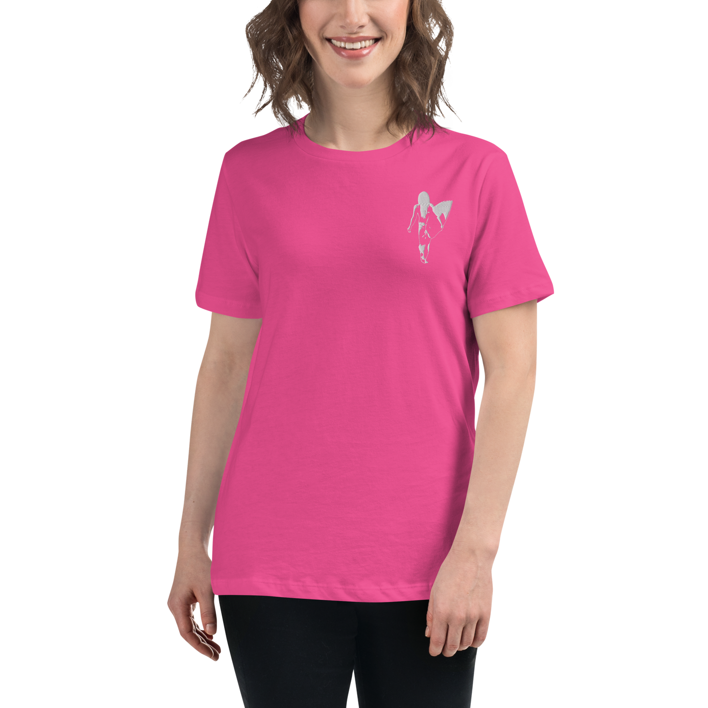 Surfer Embroidered Women's Relaxed T-Shirt