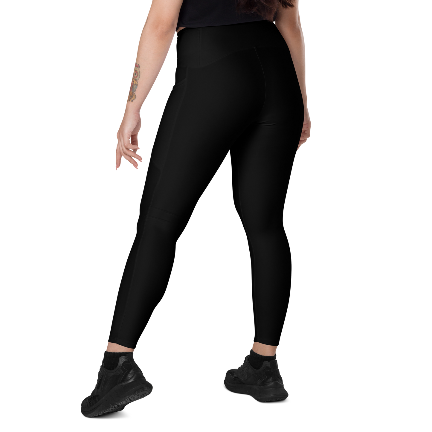 Classic Gold Logo Leggings with pockets