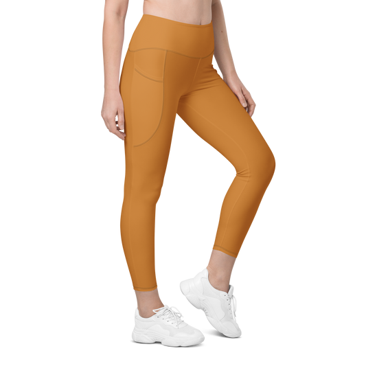 Bronze Leggings with Pockets