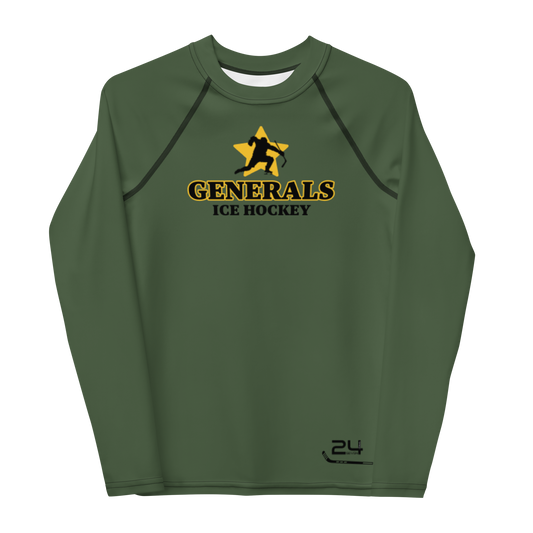 Ice Hockey "Generals" Unisex Youth Rash Guard