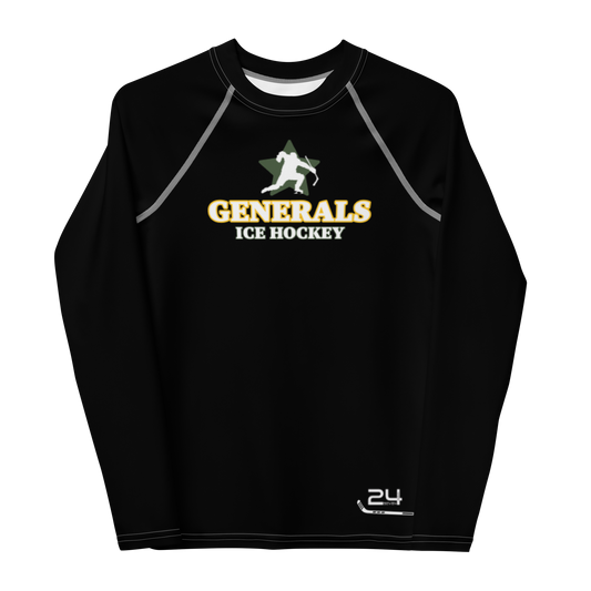 Ice Hockey "Generals" Unisex Youth Rash Guard