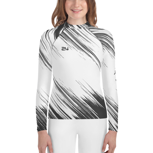 Girl's Figure Skating Youth Rash Guard