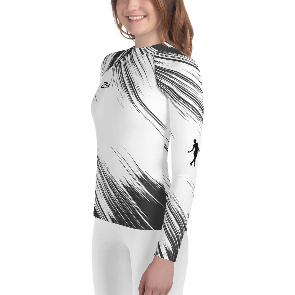 Girl's Figure Skating Youth Rash Guard