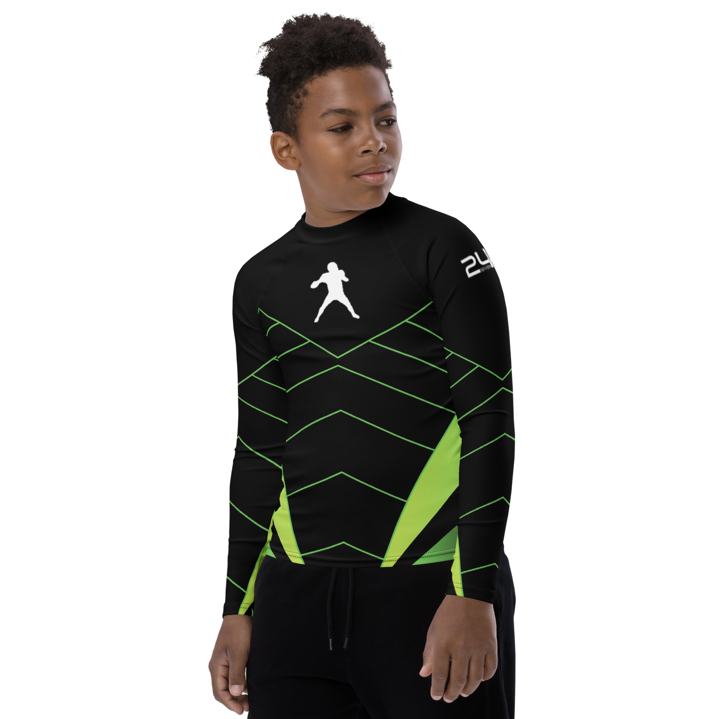 Football Quarterback Youth Rash Guard
