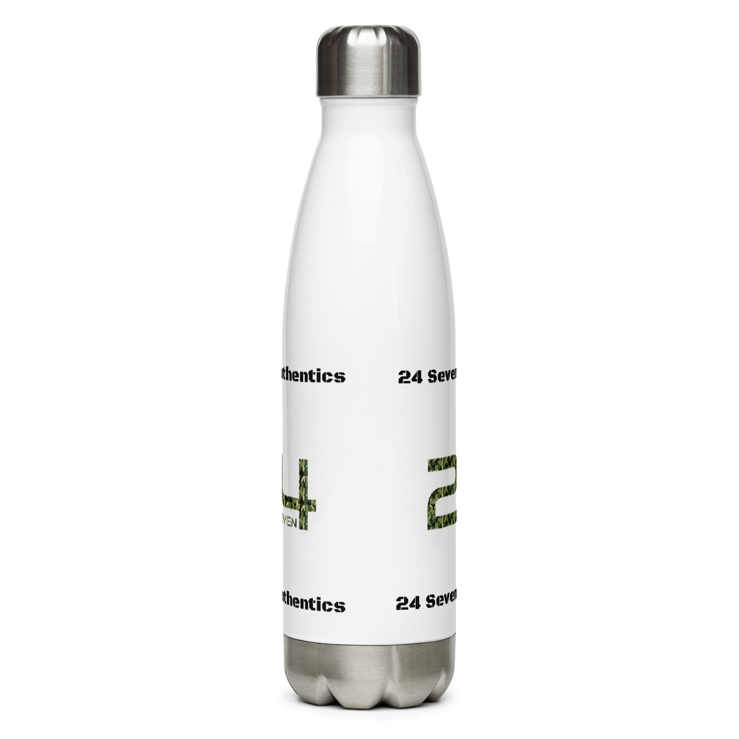 Camo Logo Stainless Steel Water Bottle